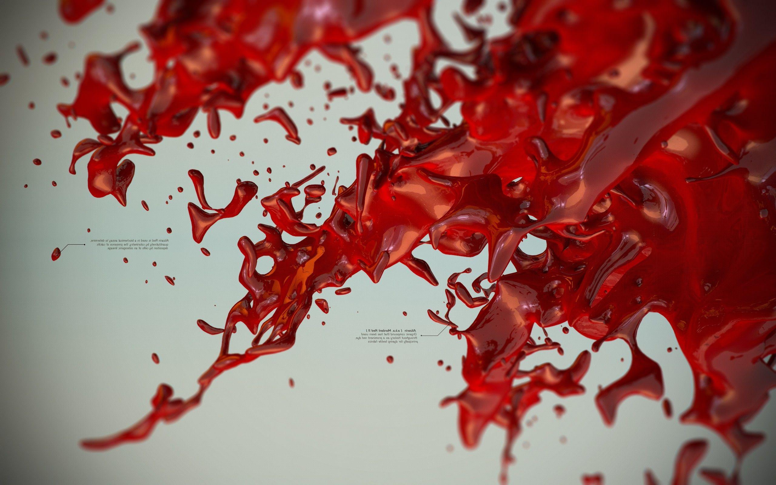 2560x1600 Blood Art Wallpaper