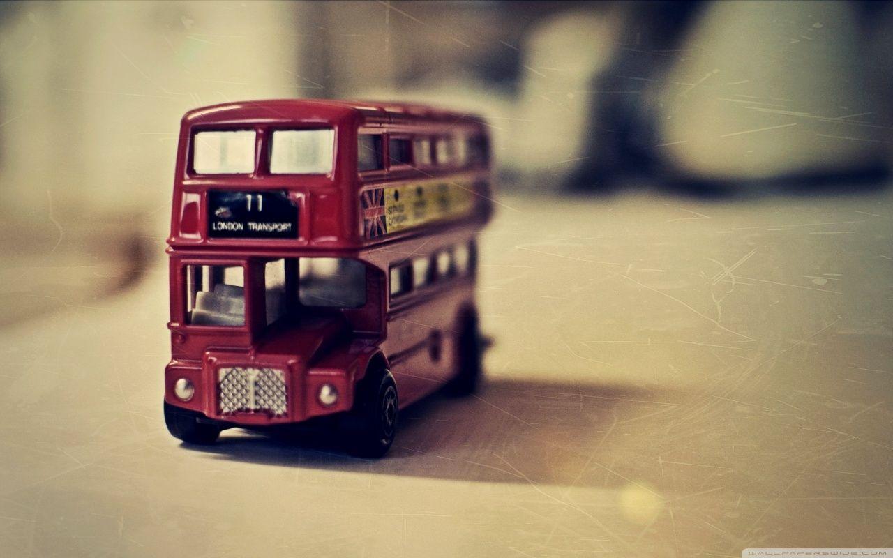 1280x800 old english bus toy wallpaper. Rabbits & Foxes