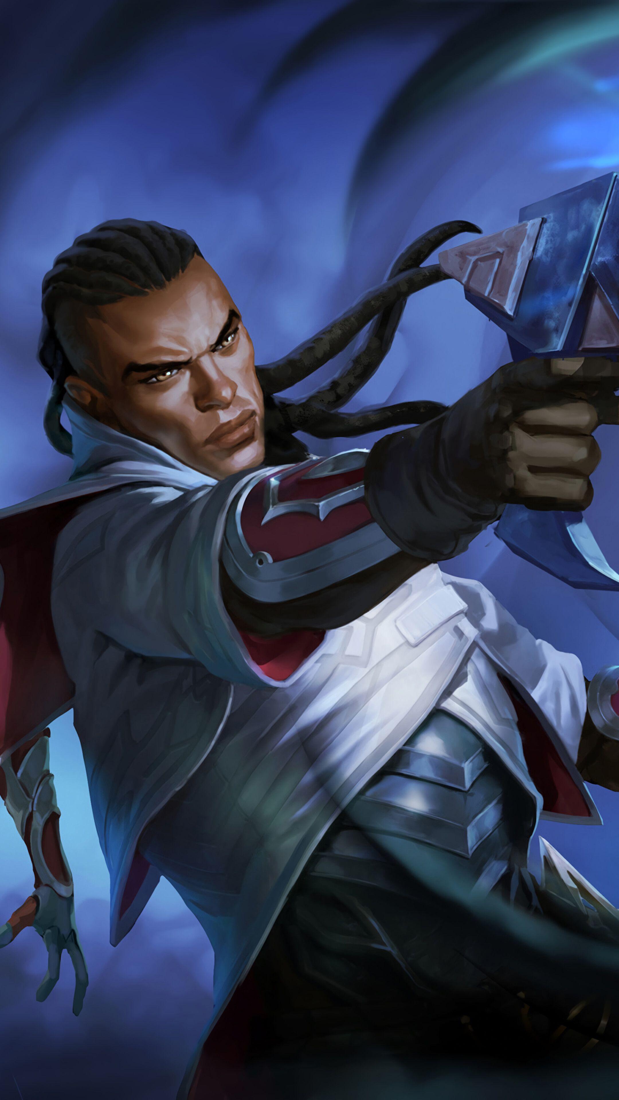 2160x3840 Senna, Lucian, LoL, 8K wallpaper