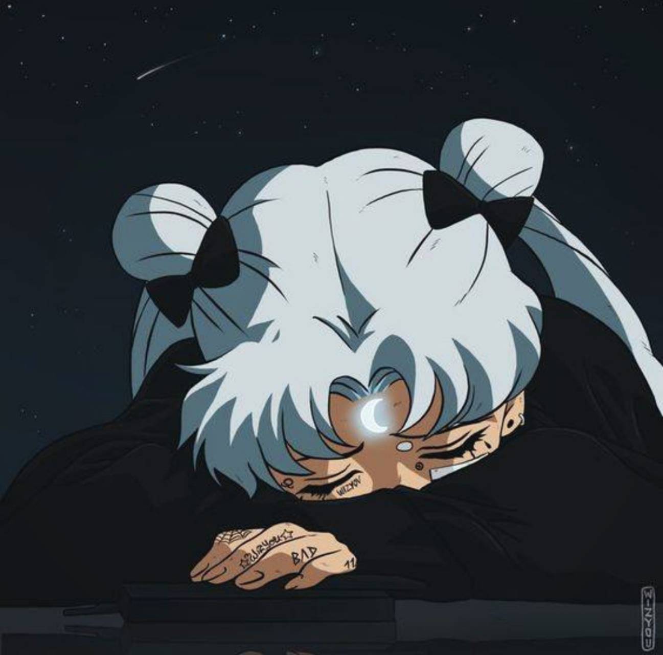 1297x1280 Sailor Moon wallpaper