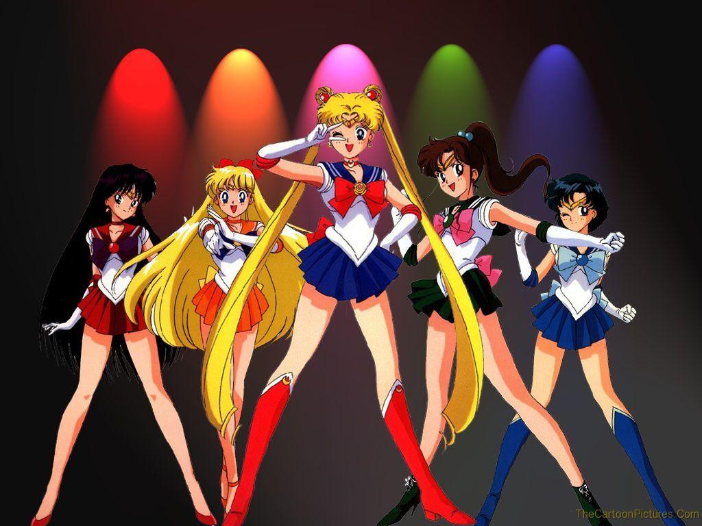 1024x768 Anime Cute Sailor Moon Wallpaper