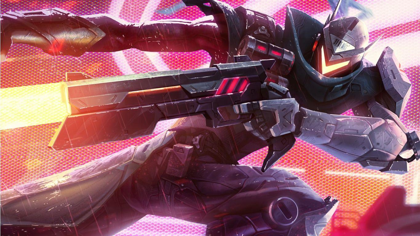 1366x768 Project Lucian League Of Legends Lucian Wallpaper HD Wallpaper & Background Download