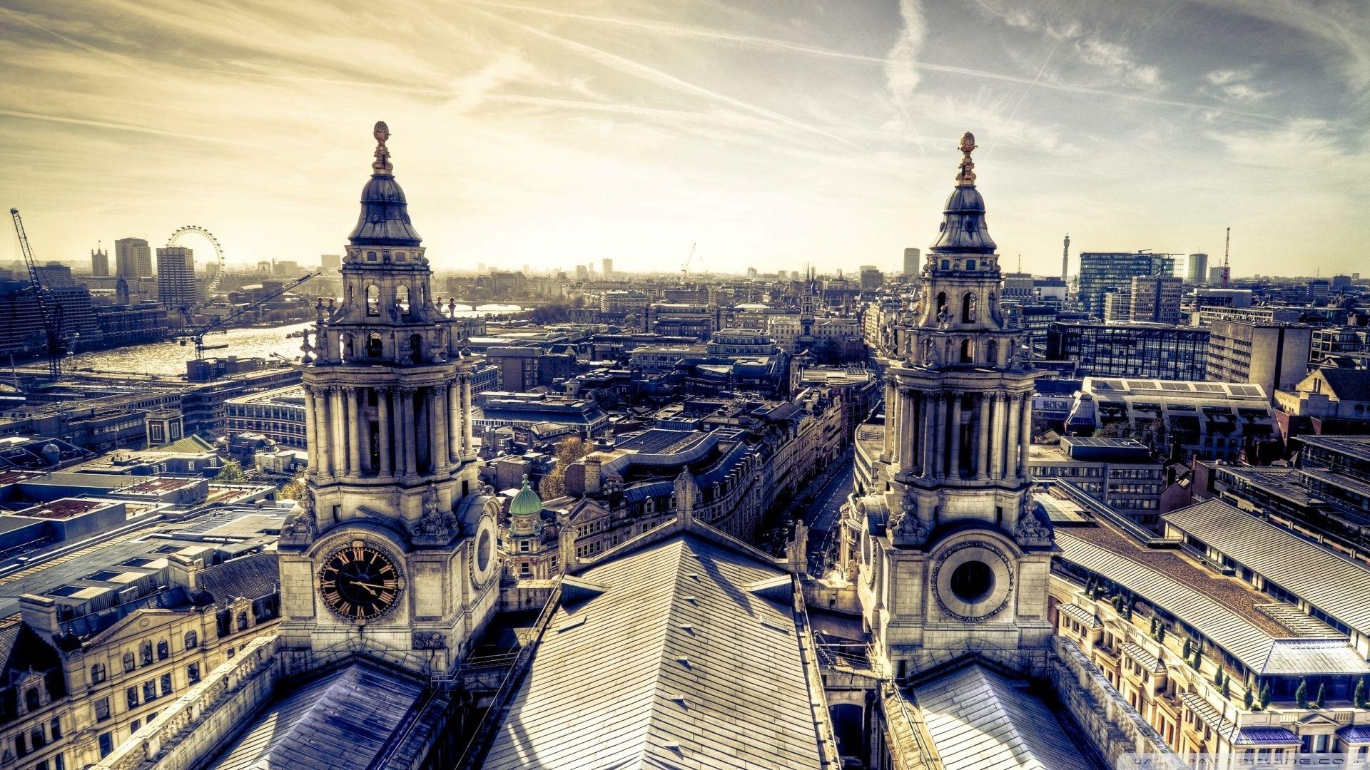 1920x1080 London Panorama From St Paul's ❤ 4K HD Desktop Wallpaper for 4K