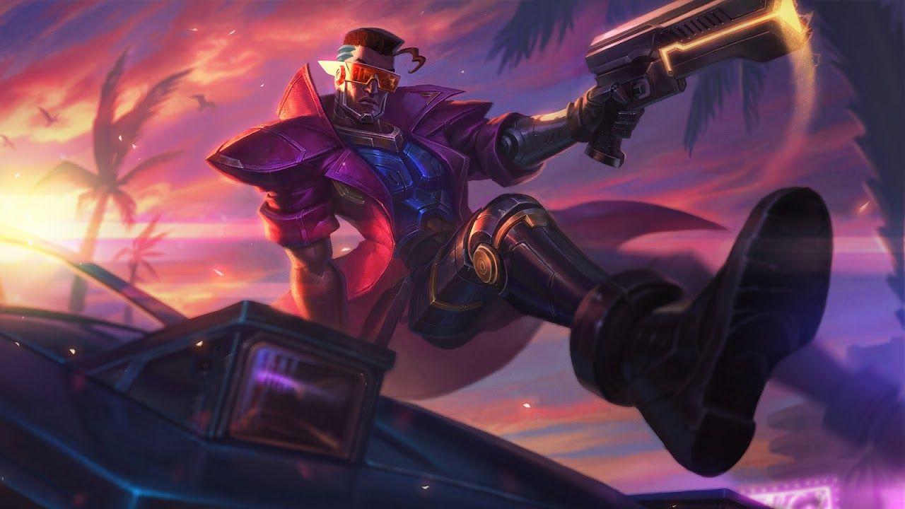 1280x720 Demacia Vice Lucian LoL Splash Art 4K Wallpaper
