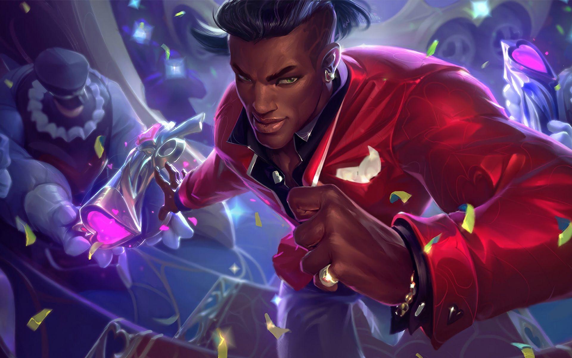 1920x1200 Wallpaper 4k Heartseeker Lucian LoL Splash Art League of Legends lol league of legends, Lucian