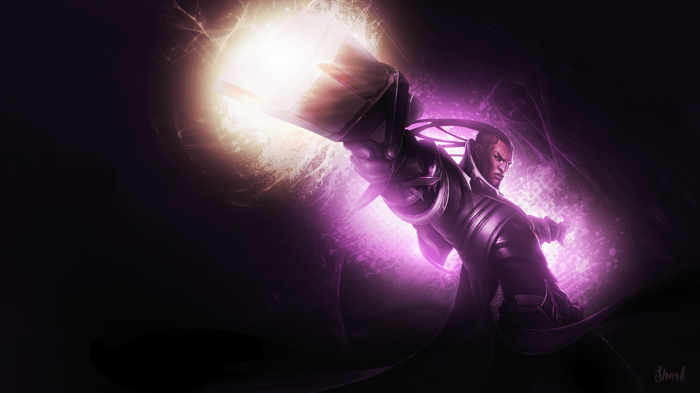 1366x768 League Of Legends, Lucian, Gunner, Abstract Of Legends Abstract