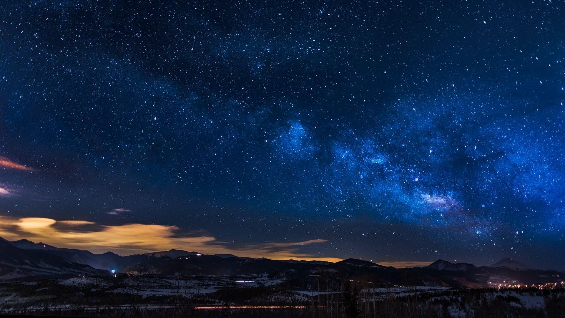 1920x1080 Clouds Stars In Sky Wallpaper Sky With Clouds And Stars Wallpaper & Background Download