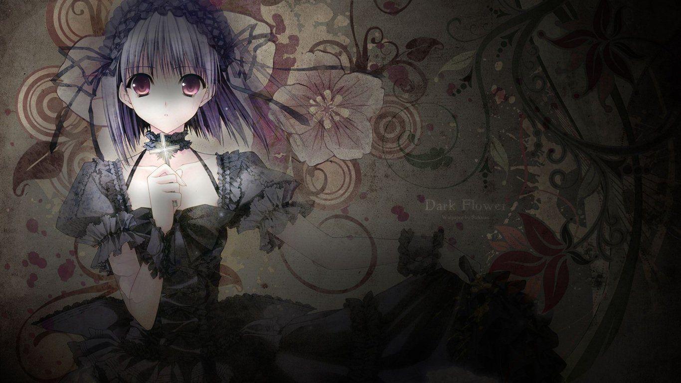 1366x768 Free download Anime Gothic Girl Dark Flower wallpaper [1366x768] for your Desktop, Mobile & Tablet. Explore Gothic Anime Wallpaper. Black Gothic Wallpaper, HD 3D Gothic Wallpaper, Gothic Background and Wallpaper