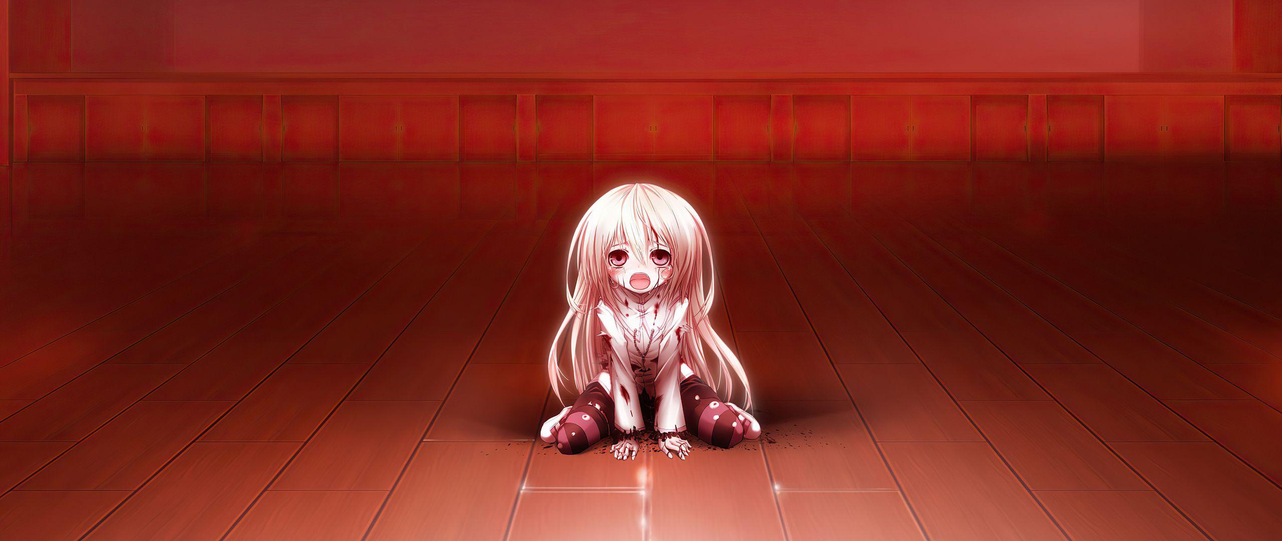 2560x1080 Gothic Delusion Anime Girl 4k 2560x1080 Resolution HD 4k Wallpaper, Image, Background, Photo and Picture