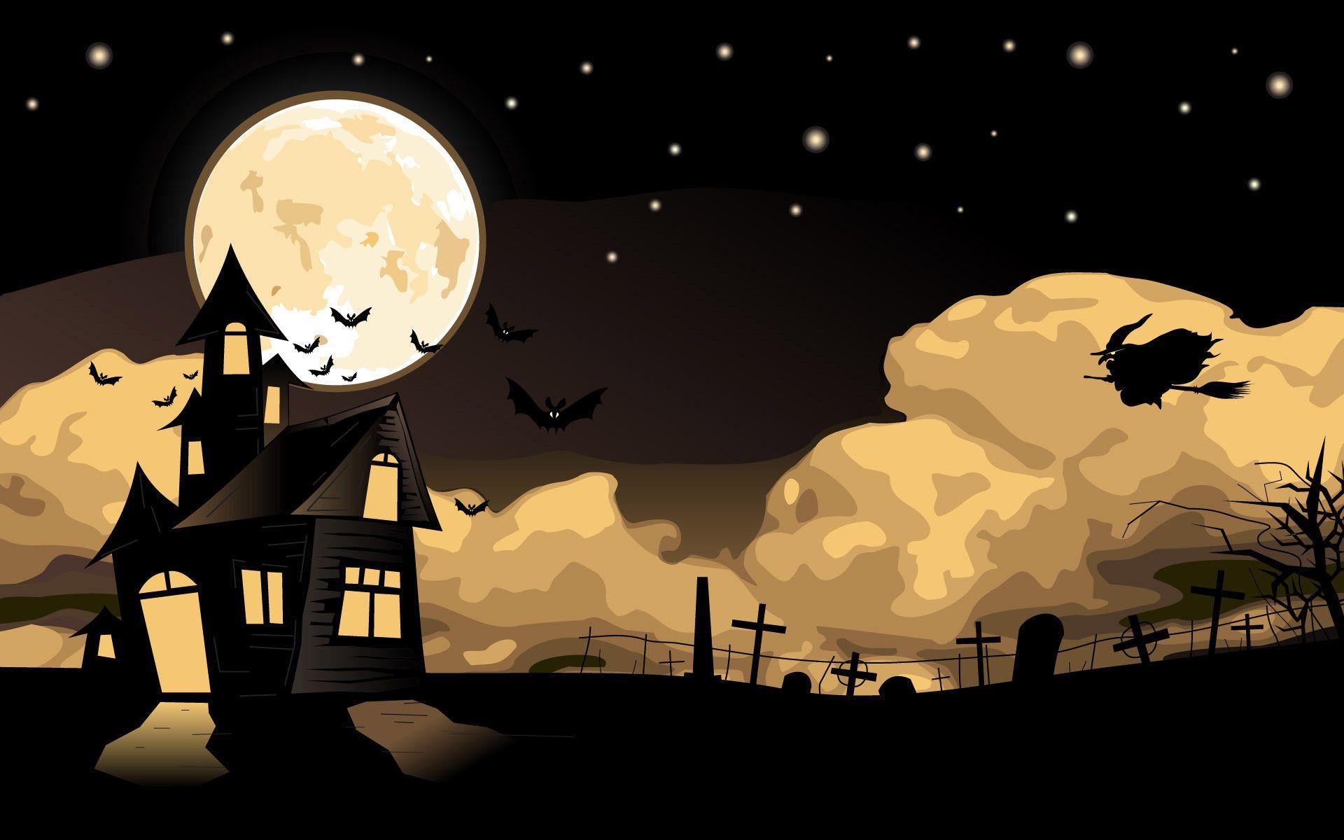 1920x1200 Cute Halloween Desktop Wallpaper
