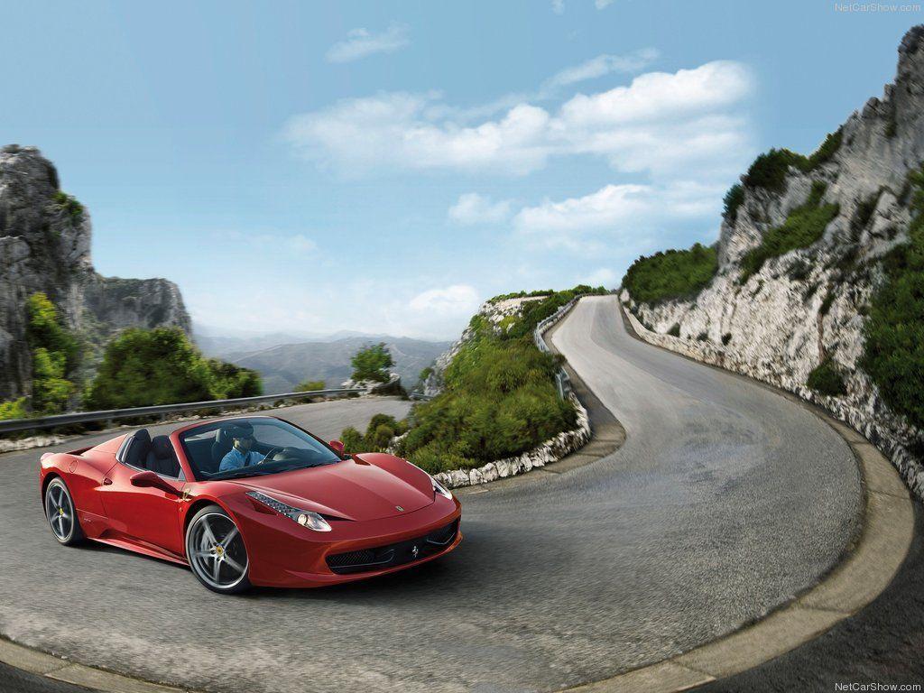 1024x768 Ferrari 458 Spider Wallpaper