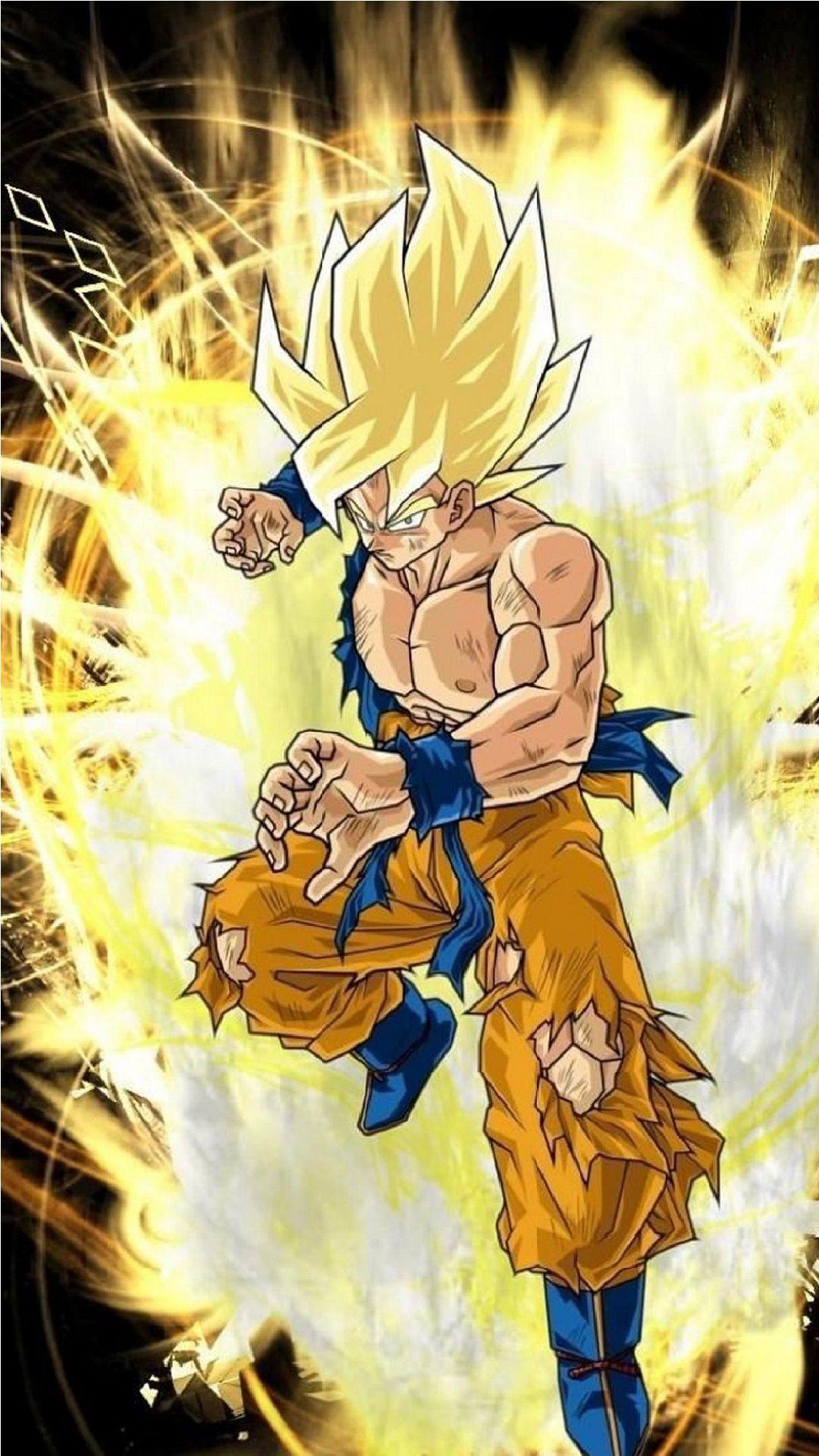 1080x1920 Goku Super Saiyan Android Wallpaper With HD Resolution Super Sayayin 1