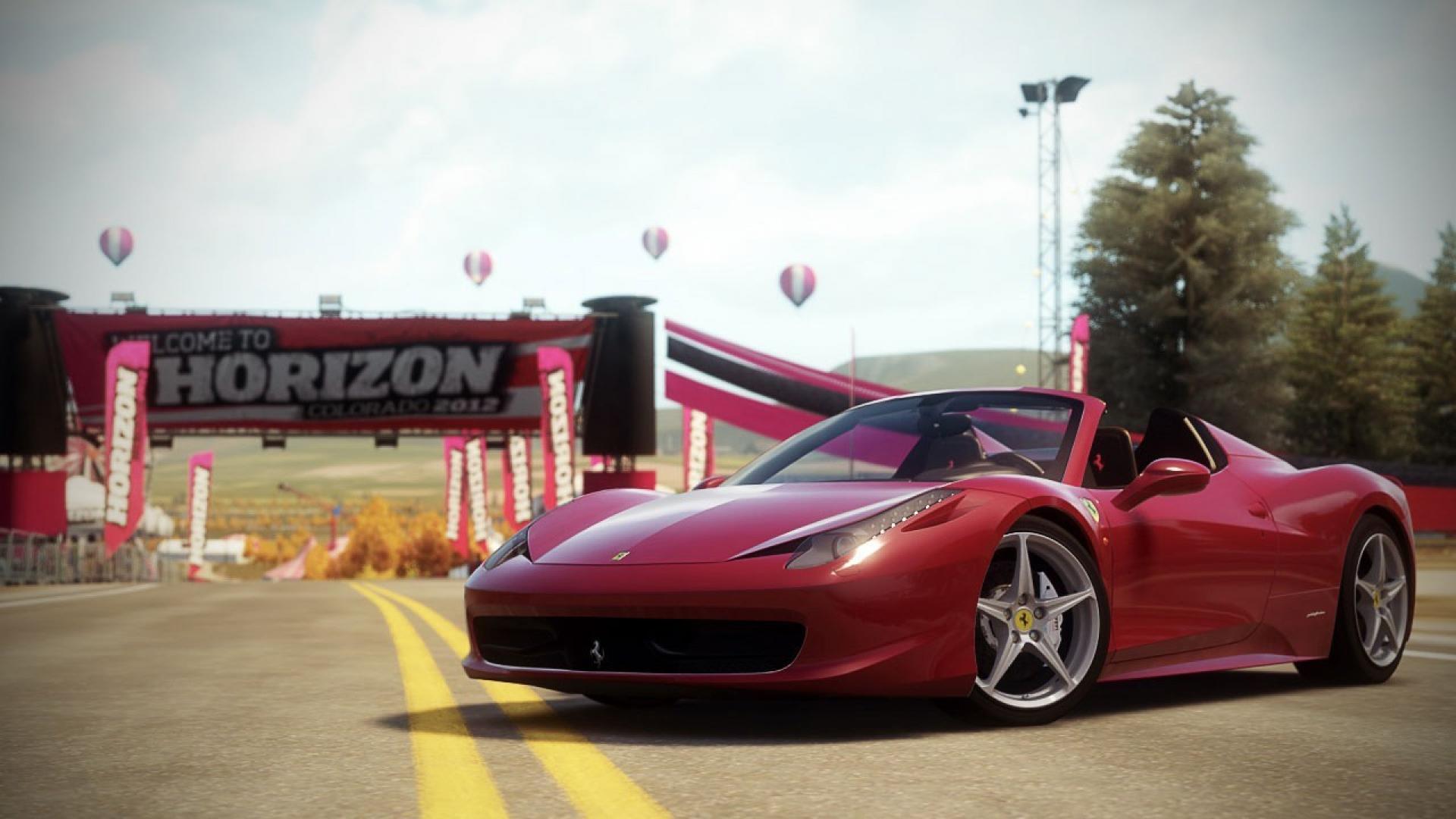 1920x1080 Video games forza horizon ferrari 458 spider wallpaper
