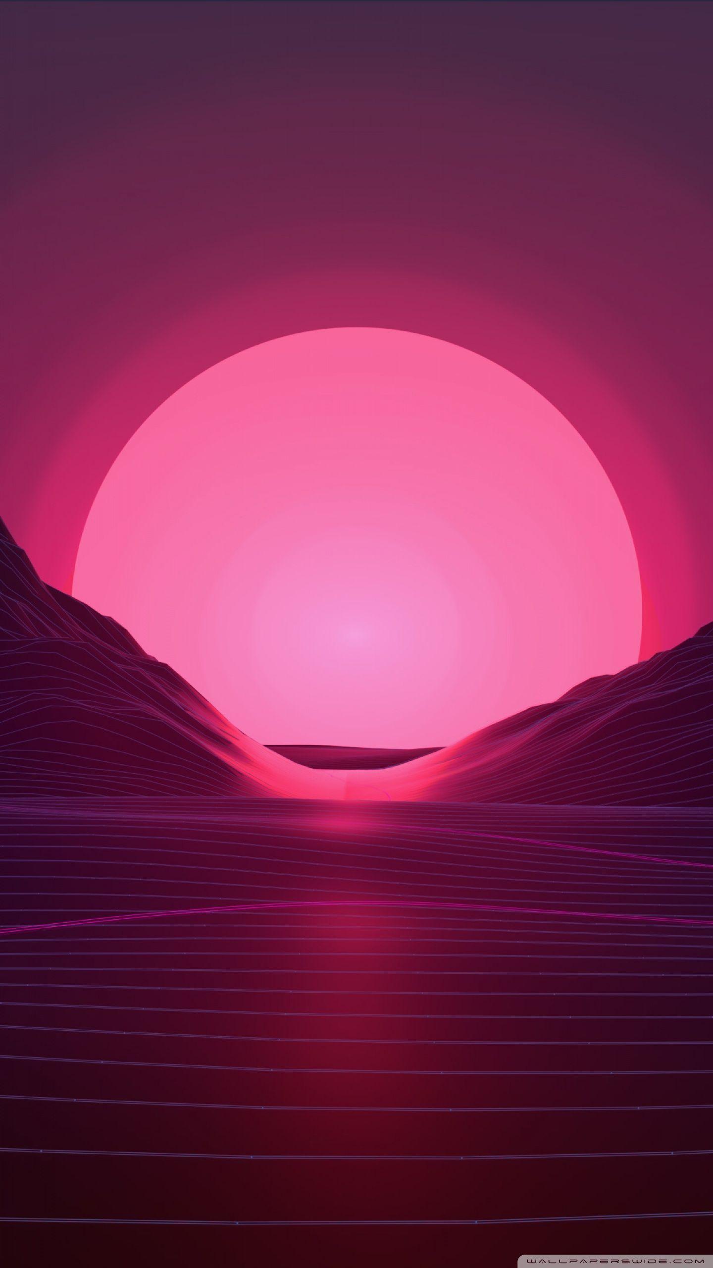 1440x2560 Synthwave Background Ultra HD Desktop Background Wallpaper for : Widescreen & UltraWide Desktop & Laptop : Multi Display, Dual & Triple Monitor : Tablet