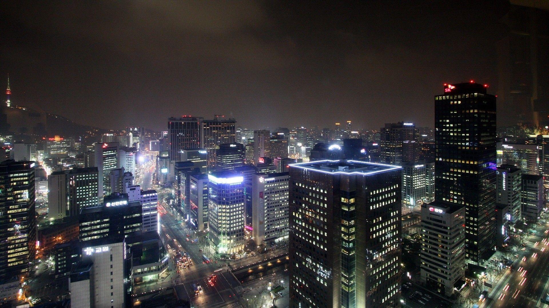 1920x1080 Japan, Tokyo, Buildings, Night, Metropolis hình nền và nền