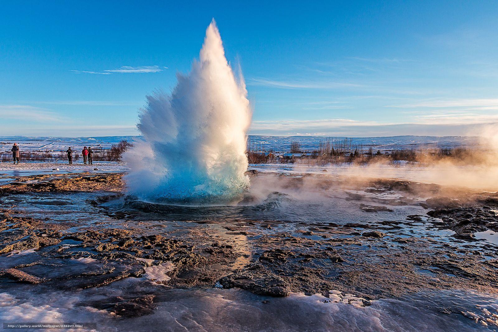 1600x1066 Download wallpaper Geysir Strokkur, iceland, Geyser Strokkur, Iceland free desktop wallpaper in the resolution 2048x1365
