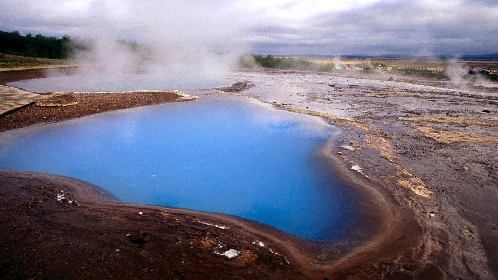 1920x1080 Geysir Iceland HD wallpaper