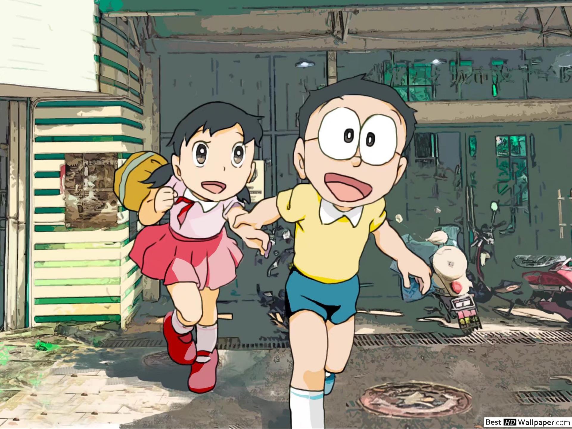 1920x1440 Nobita Shizuka Wallpaper HD