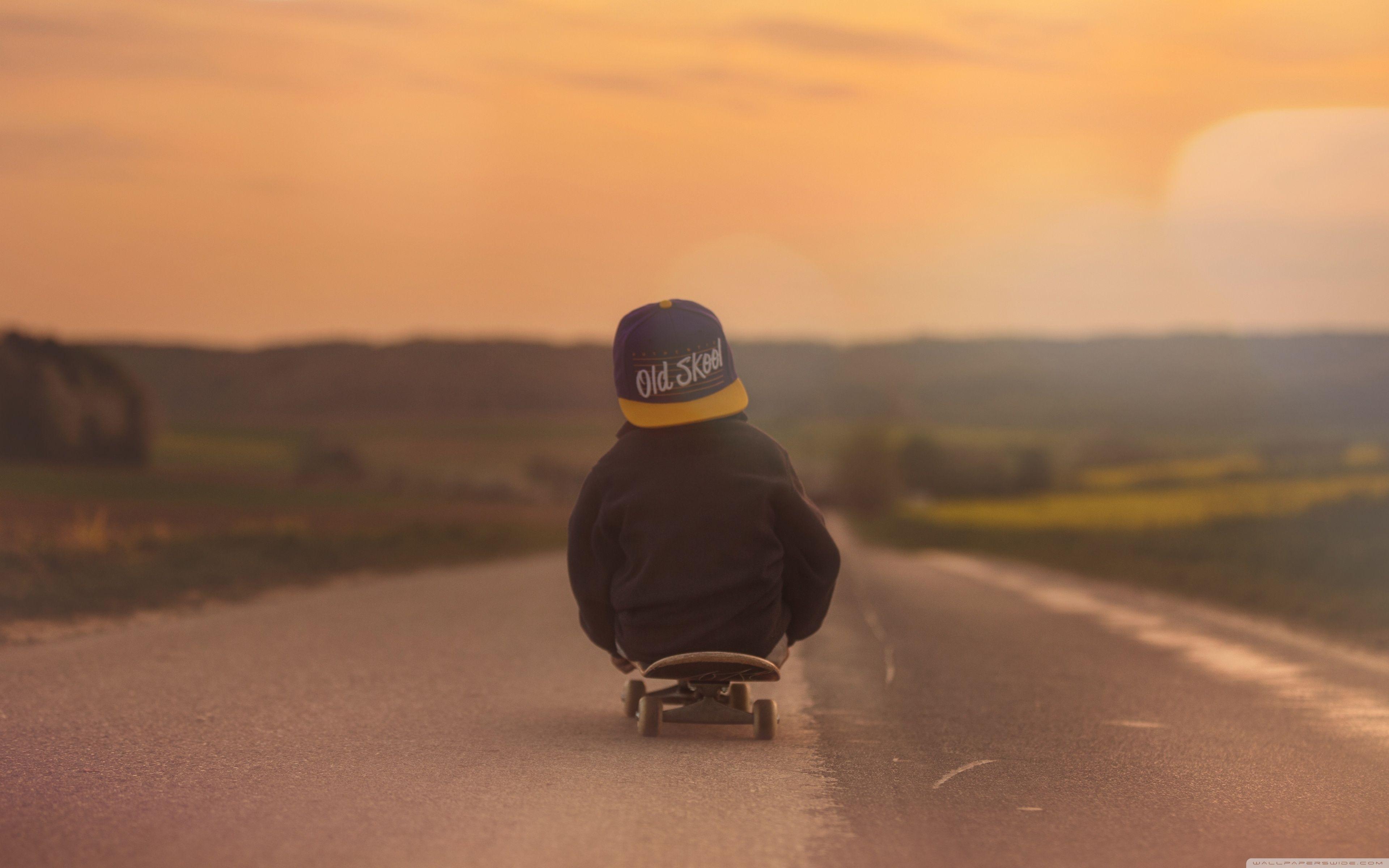 3840x2400 Old School Skateboarding Wallpaper