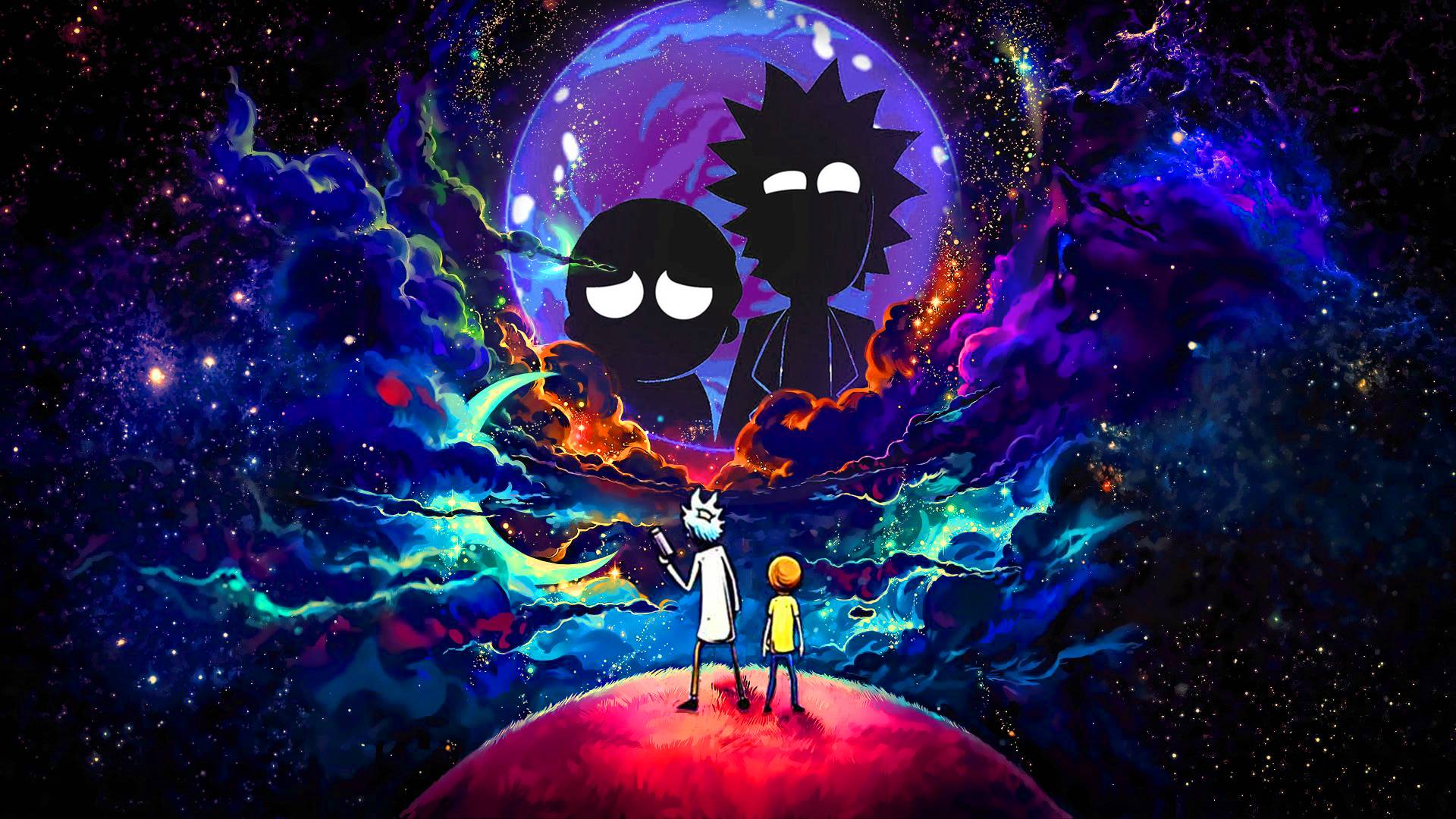 Rick Sanchez Wallpaper 4K, AMOLED, Rick and Morty