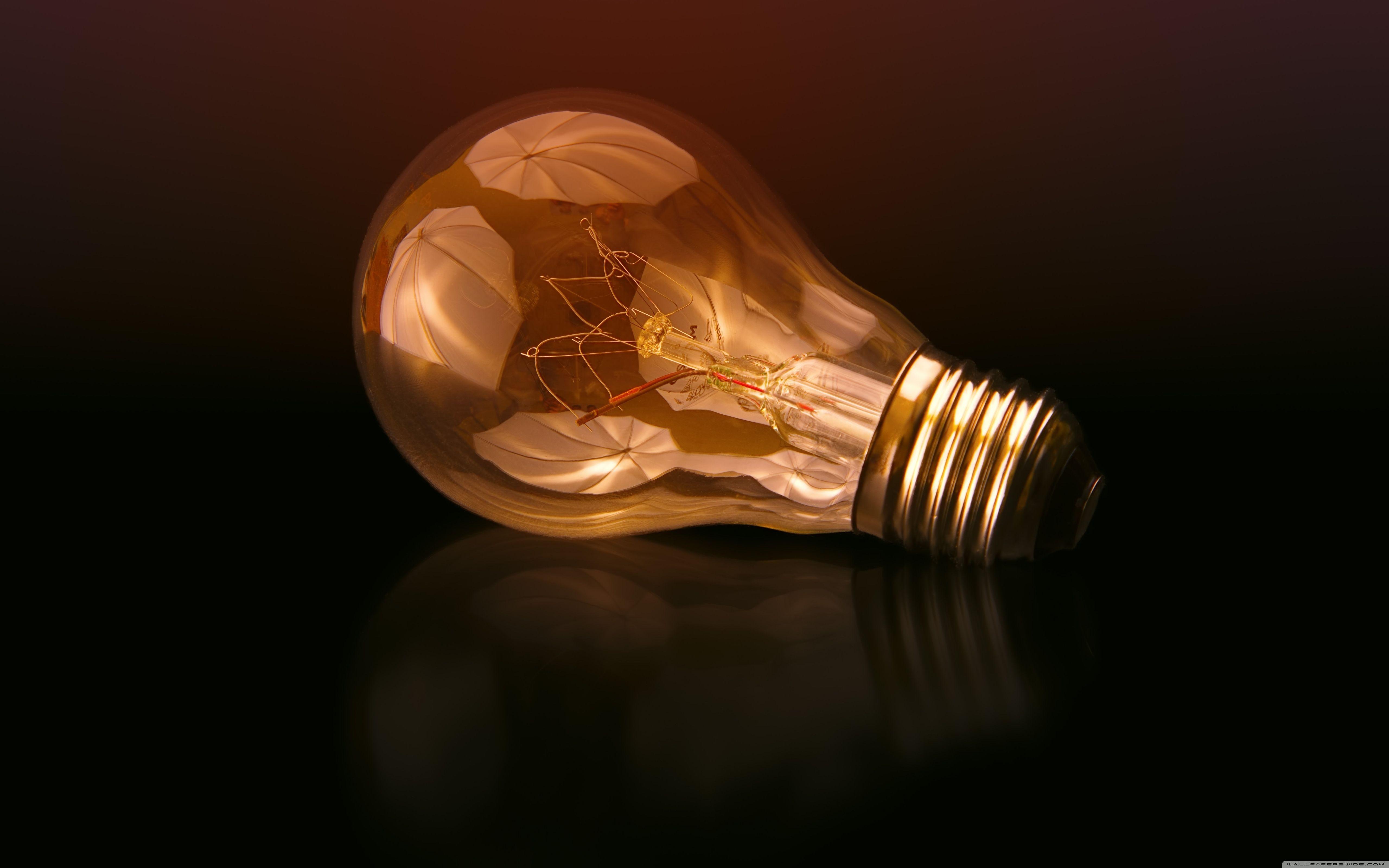 Man Made Light Bulb Wallpaper