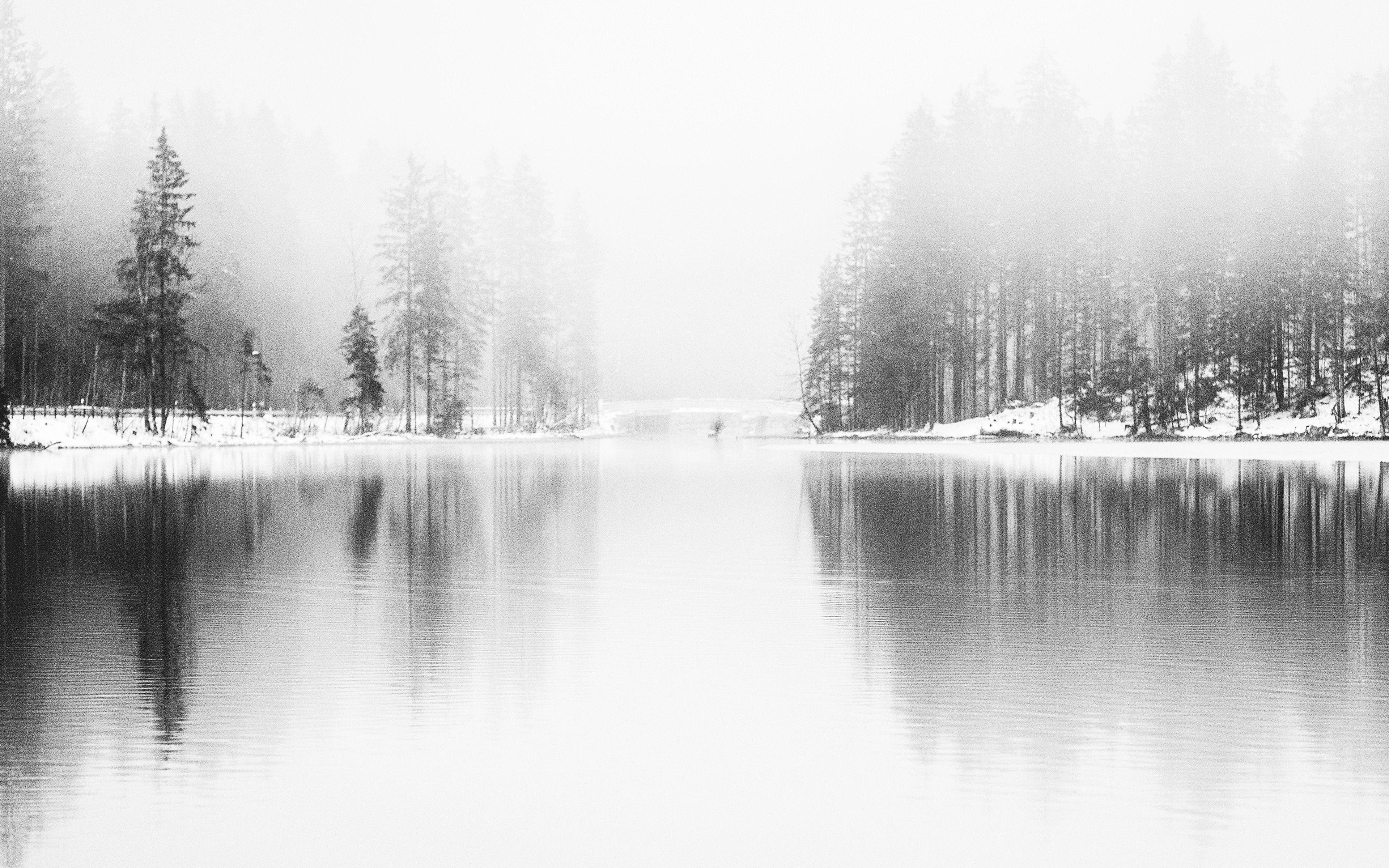 Winter Lake Desktop Wallpapers Top Free