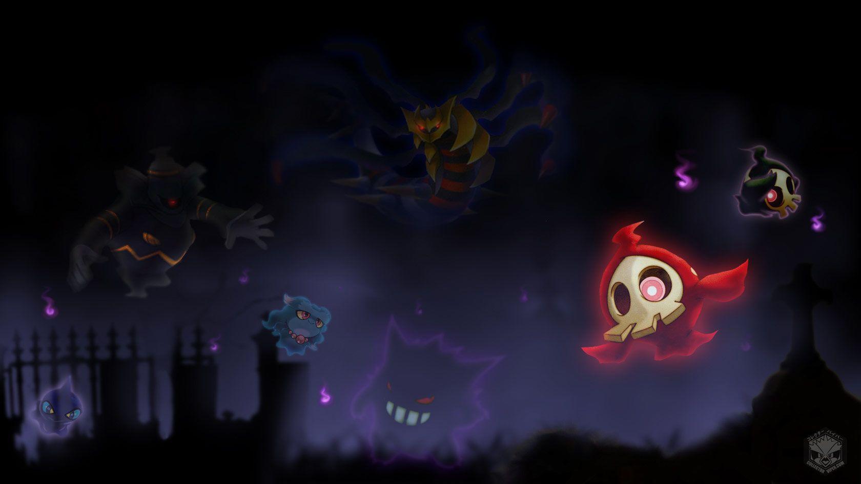 1680x945 Ghost Pokemon Wallpaper