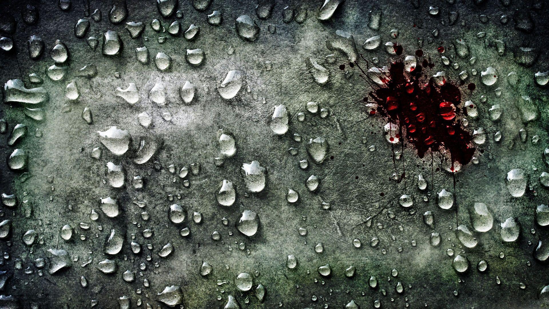 1920x1080 Drop Of Blood MacBook Air Wallpaper Download