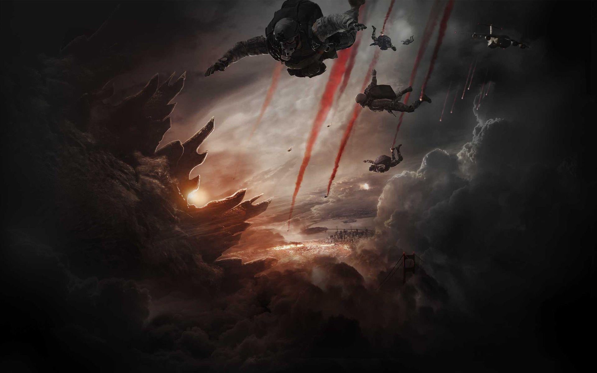 1920x1200 Godzilla 2014 Movie Wallpaper