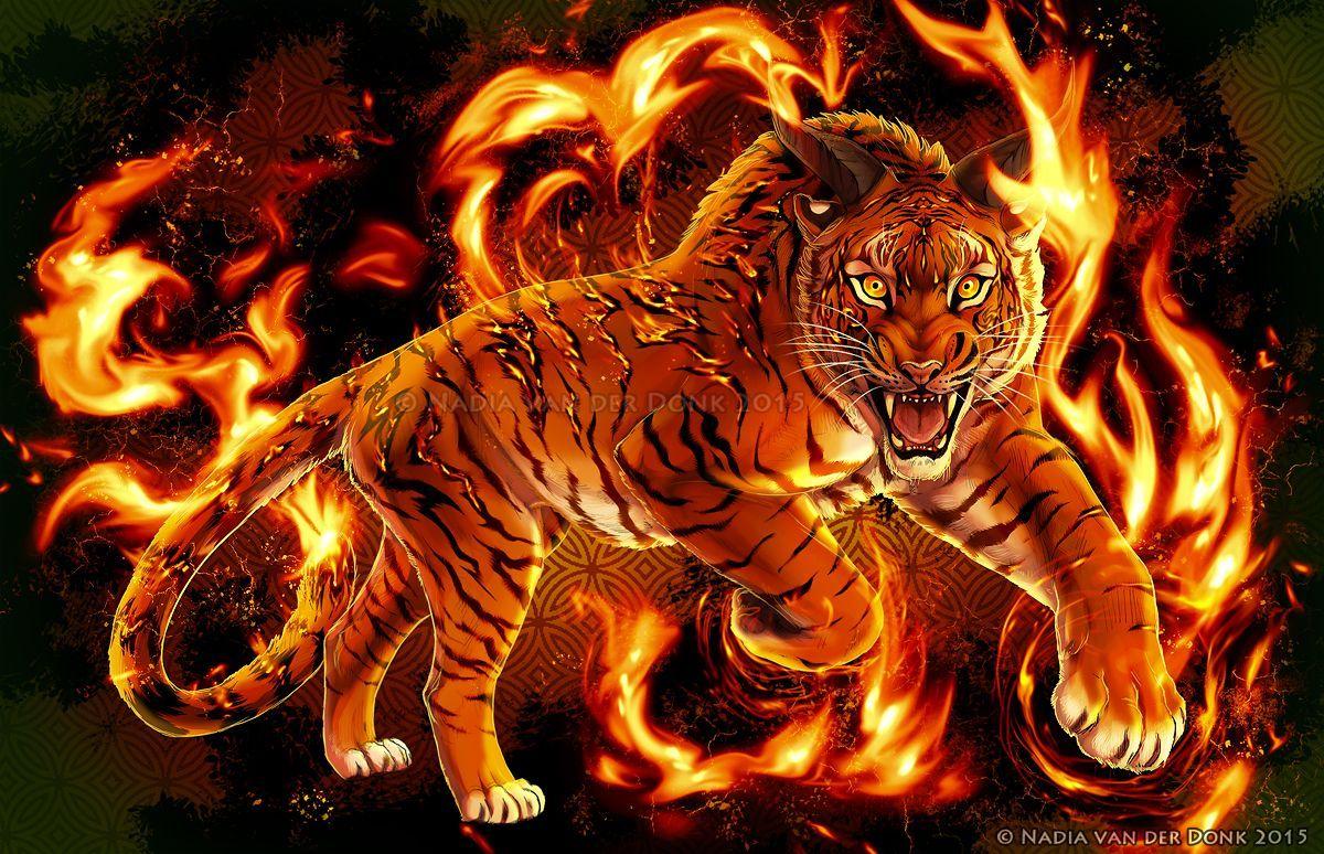 1200x774 Feral Fire. Big cats art, Tiger artwork, Tiger art