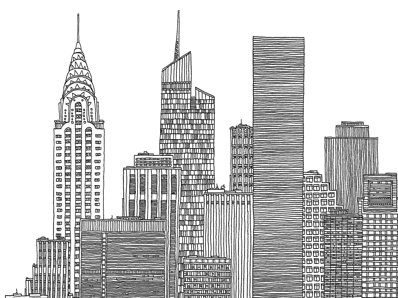 1600x1200 Originals 1a 4e B8 1a4eb84585f018822579611336d42ca7.gif In 2020. Skyline Drawing, City Sketch, Cityscape Drawing