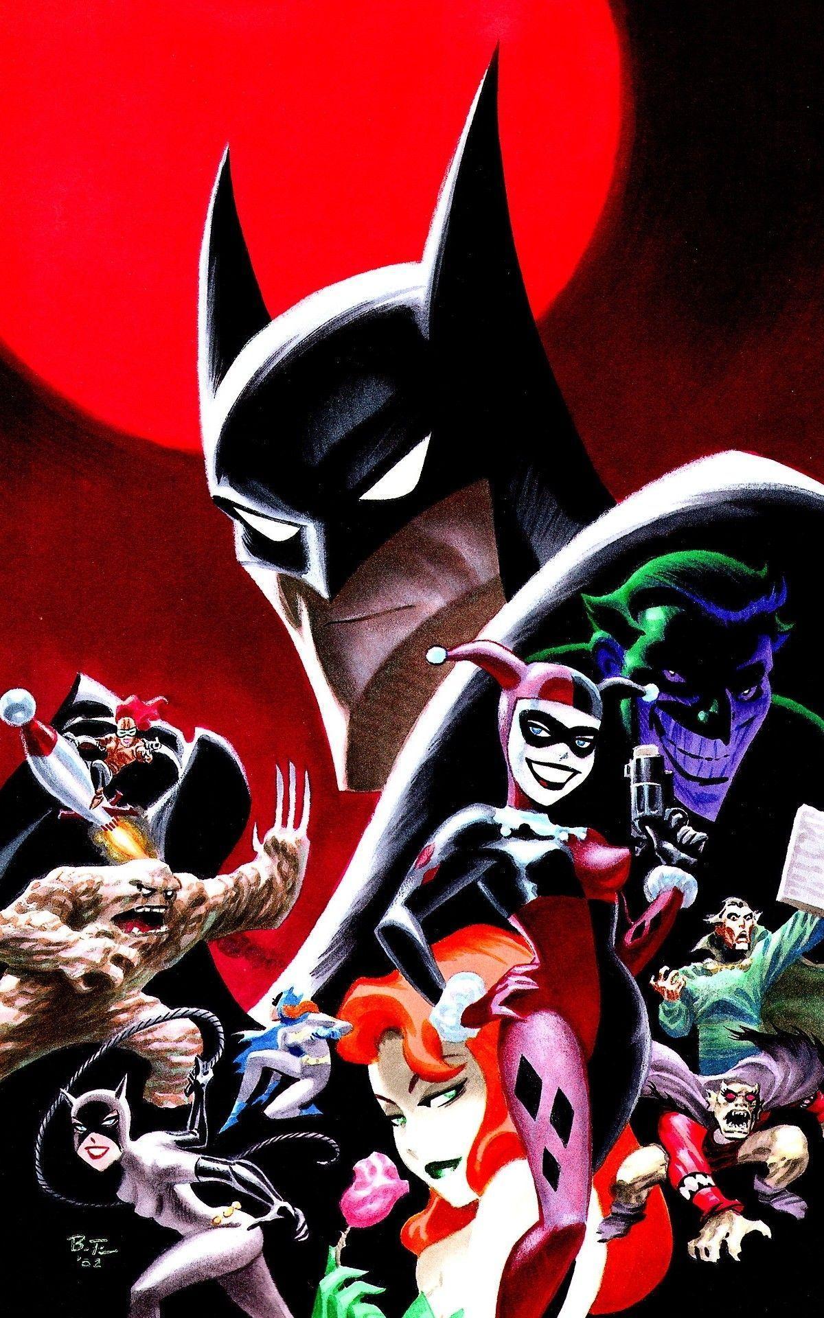 1200x1920 Batman Cartoon iPhone Wallpaper