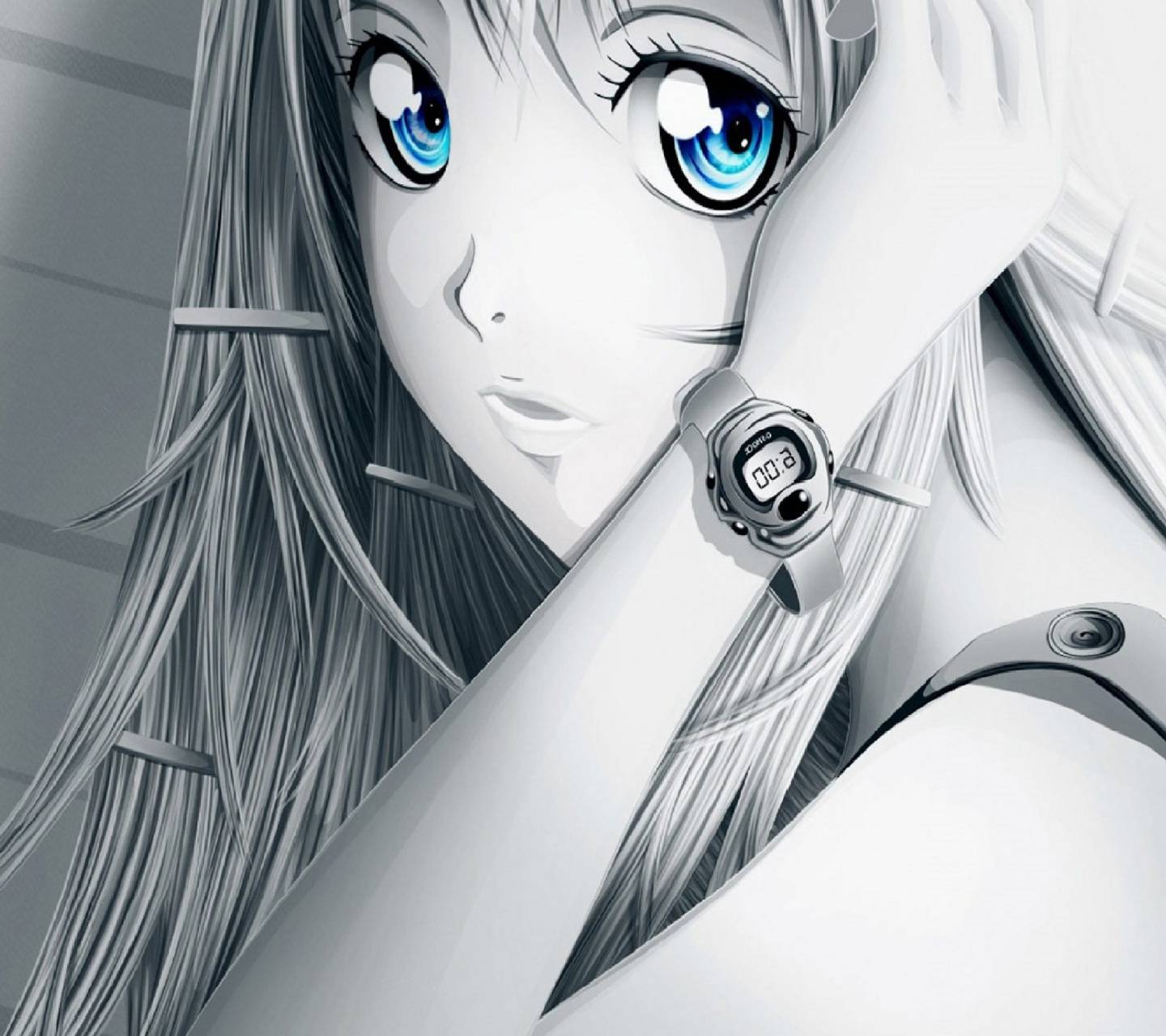 1440x1280 Cute Anime Girl wallpaper