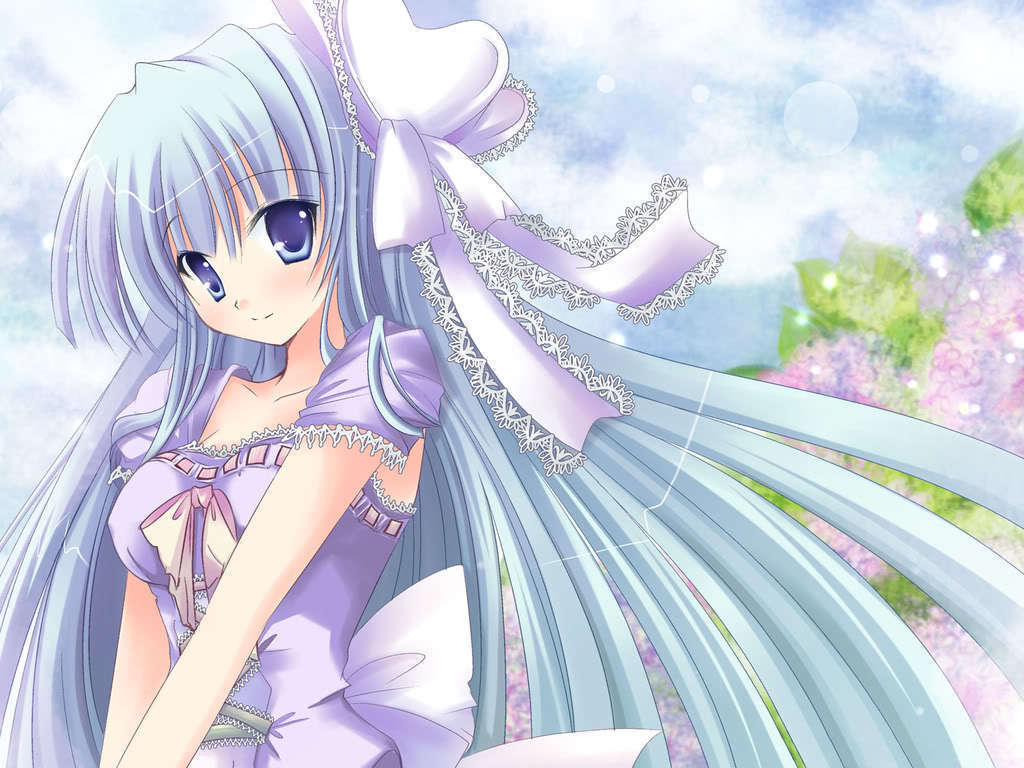 1024x768 Cute Anime Girl wallpaperx768