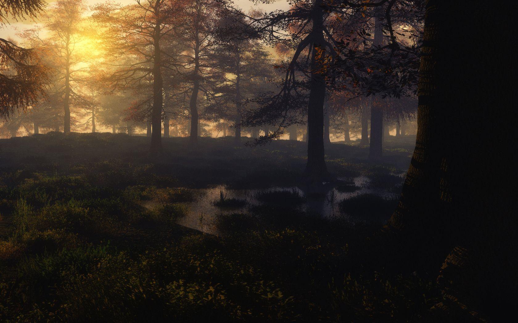 1680x1050 Mist wallpaperx1050