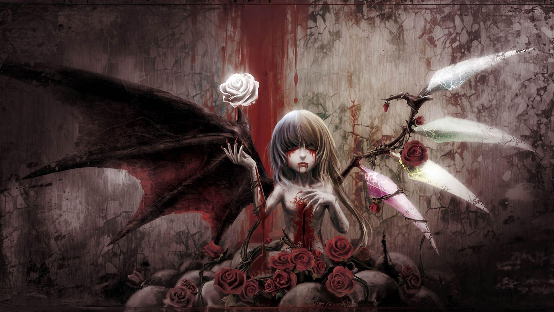 1920x1080 Anime Vampire Wallpaper