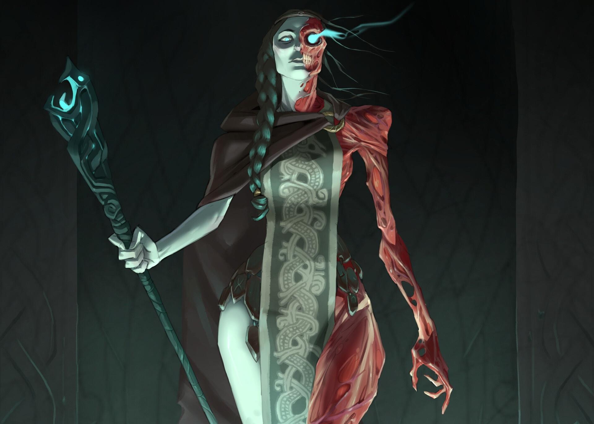 1920x1370 Creepy Woman Witch Wallpaper, HD Fantasy 4K Wallpaper, Image, Photo and Background