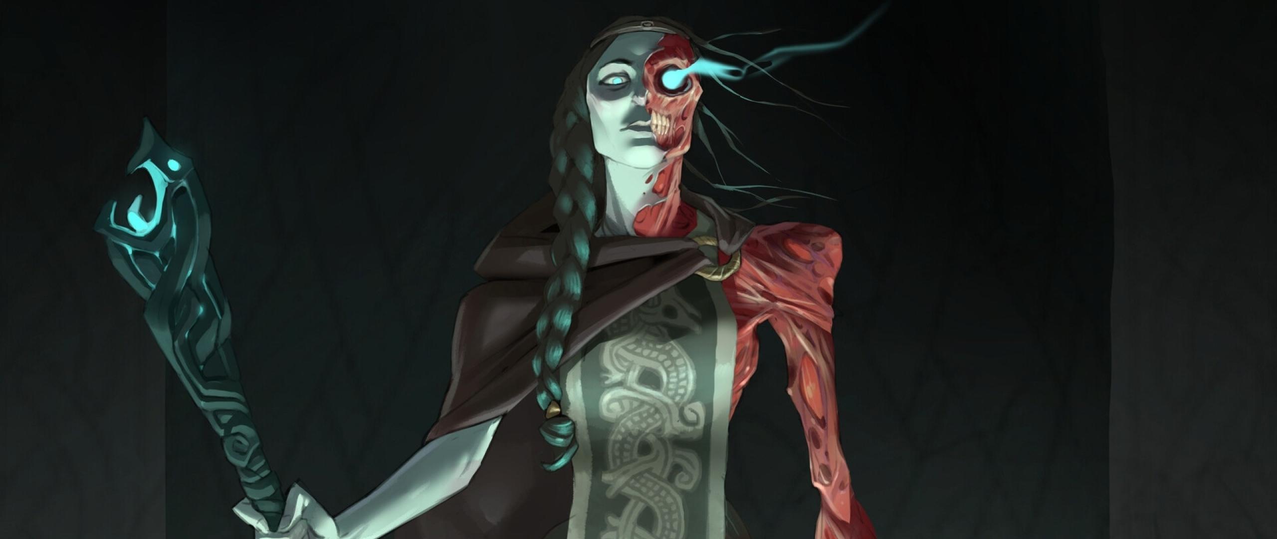 2560x1080 Creepy Woman Witch 2560x1080 Resolution Wallpaper, HD Fantasy 4K Wallpaper, Image, Photo and Background