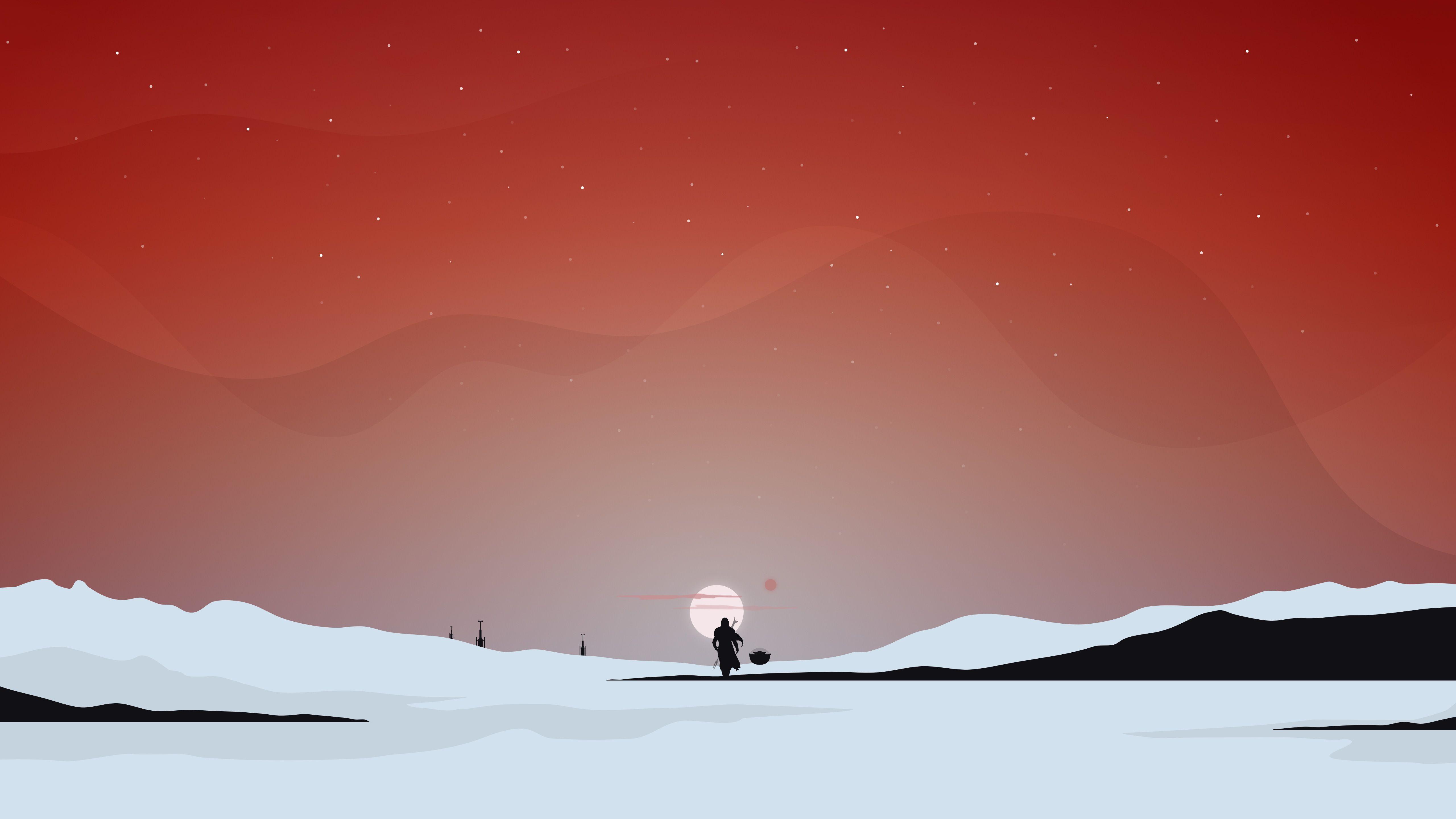 5120x2880 Wallpaper 4k The Mandalorian Minimal Art The Mandalorian Minimal Art 4k wallpaper, The Mandalorian Minimal Art wallpaper 4k