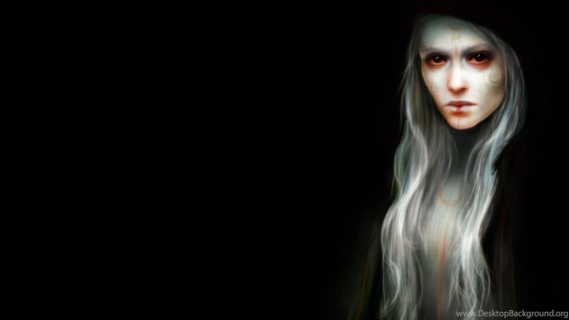1920x1080 Creepy Woman Widescreen Wallpaper Desktop Background