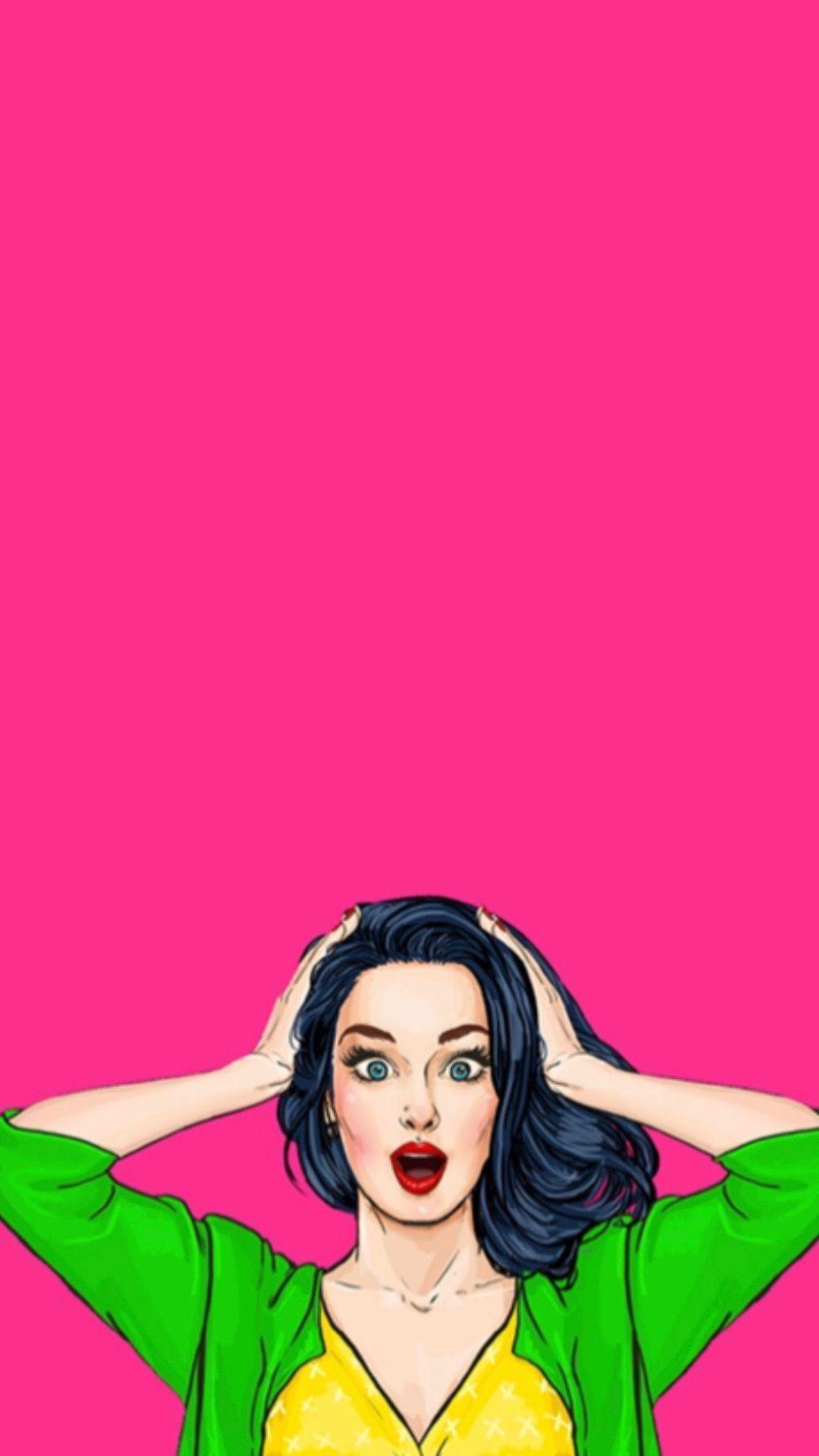 926x1645 Progressiva 100 Selagem. 70 Botox. 50. Pop art wallpaper, Pop art girl, Pop art women