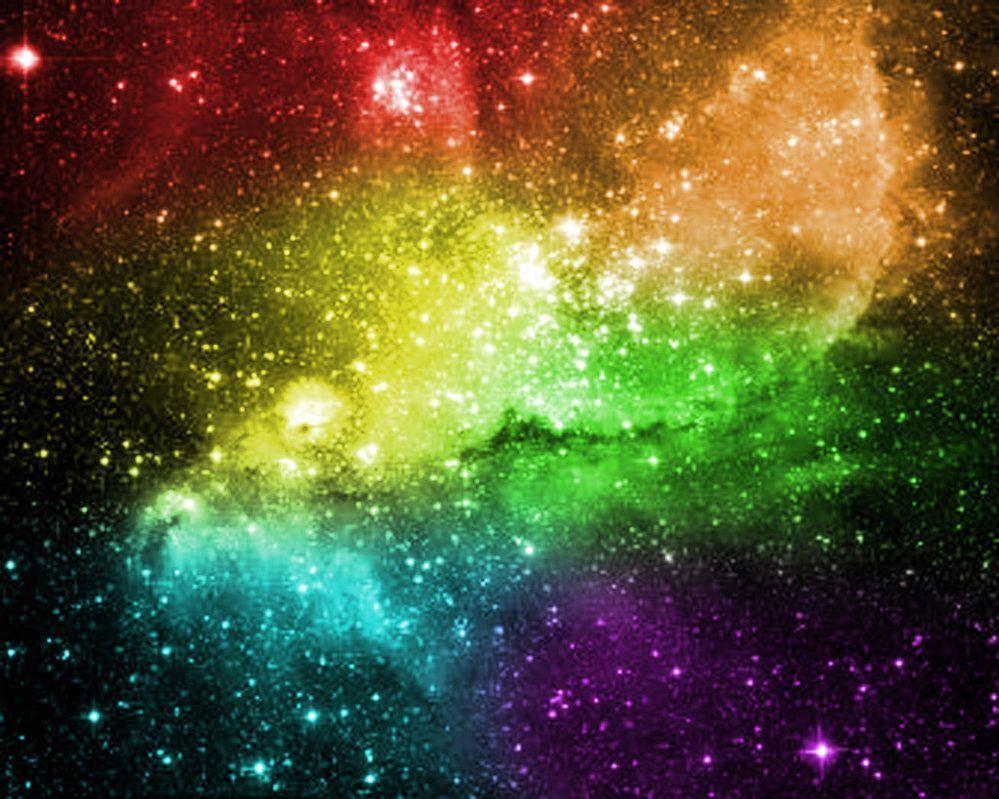999x799 Galaxy Rainbow Space Wallpaper