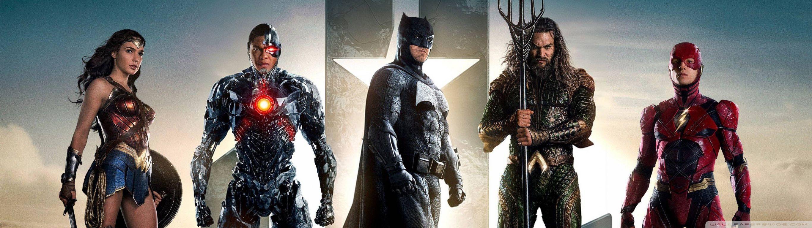 2732x768 Justice League Ultra HD Desktop Background Wallpaper for 4K UHD TV : Multi Display, Dual Monitor