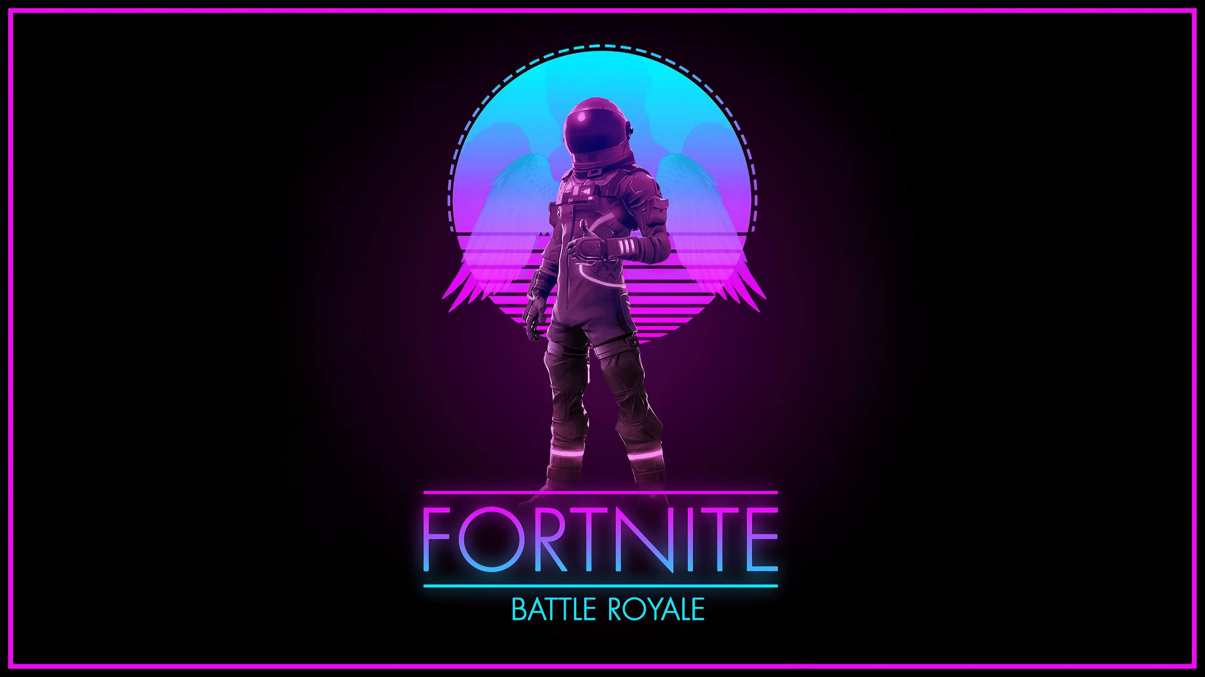 3840x2160 Fortnite Logo Wallpaper