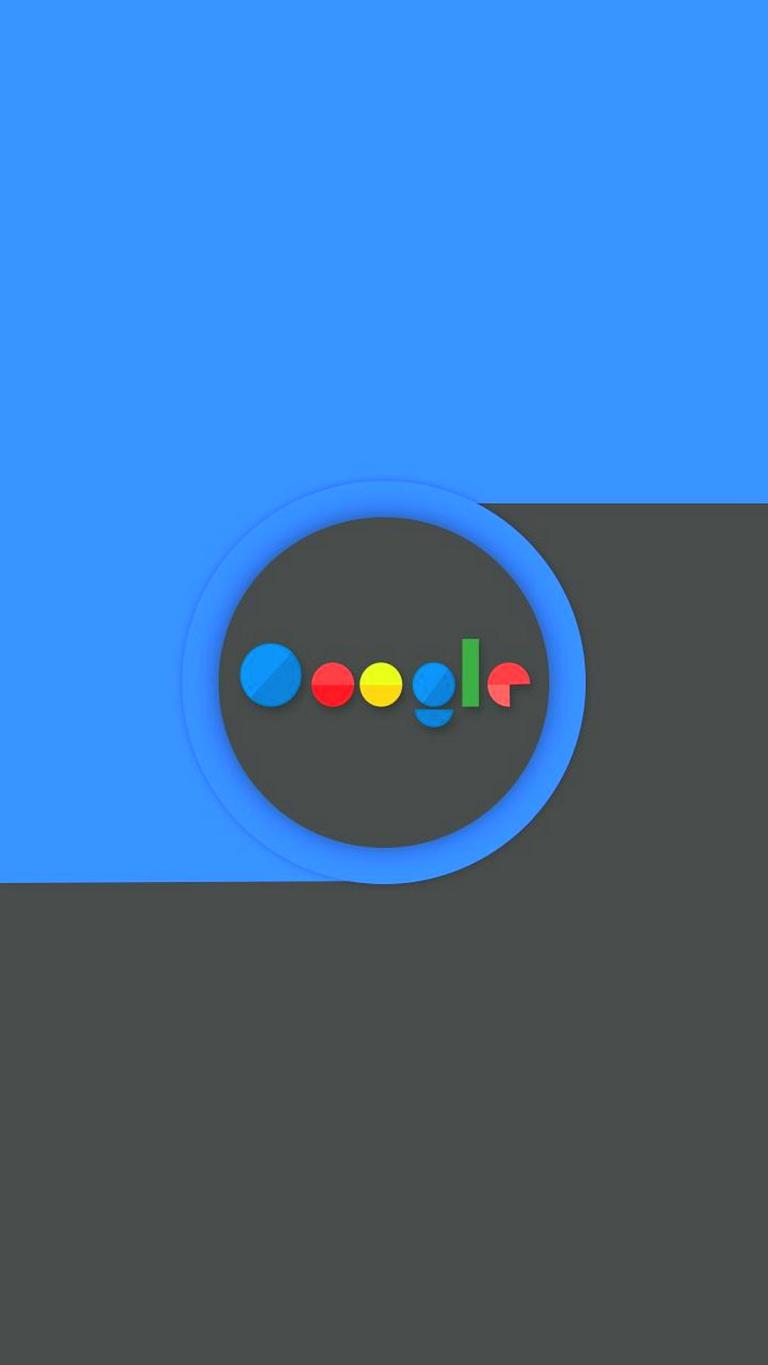 768x1365 Dark Blue Google Logo Minimal HD Wallpaper Download ⋆ Traxzee