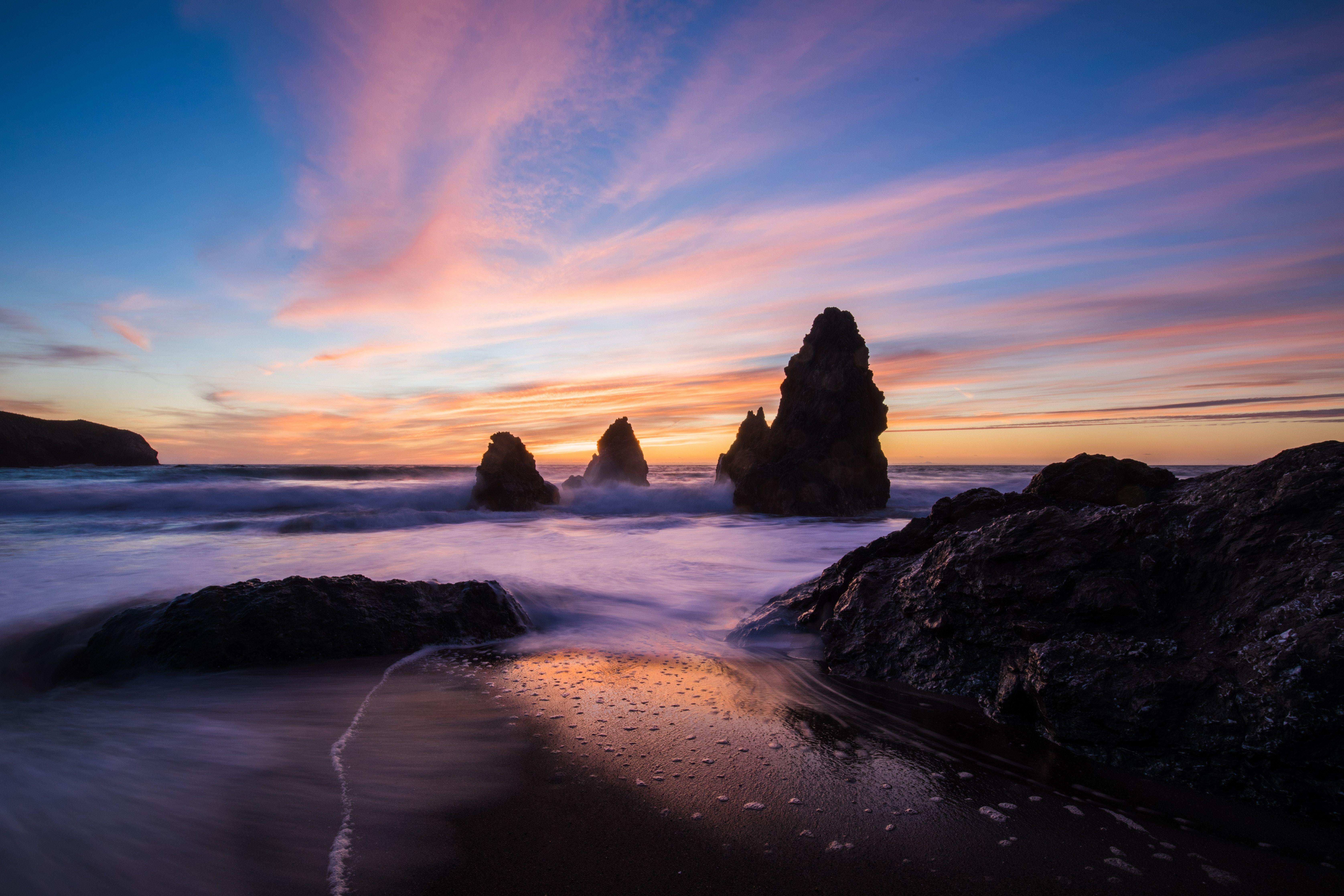 6702x4468 Wallpaper Rocks, Sea, Ocean, Sunset Ocean Wallpaper For Laptop