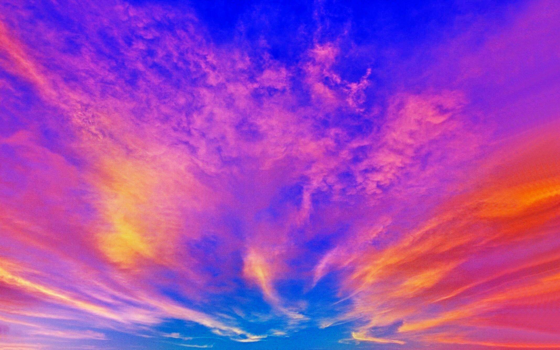 Purple Blue Sky Wallpapers - Top Free Purple Blue Sky Backgrounds ...