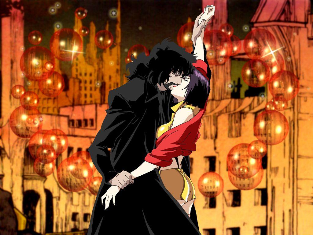 1024x768 Cowboy Bebop Kiss