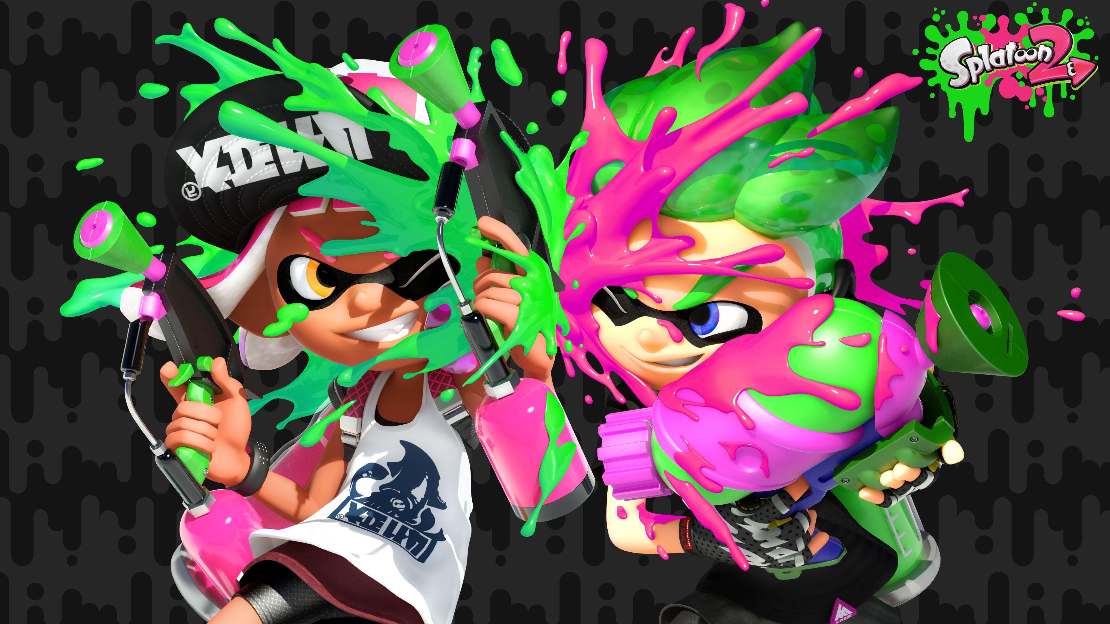 3840x2160 Splatoon 2 Pearl and Marina 6 4K HD Games Wallpaper