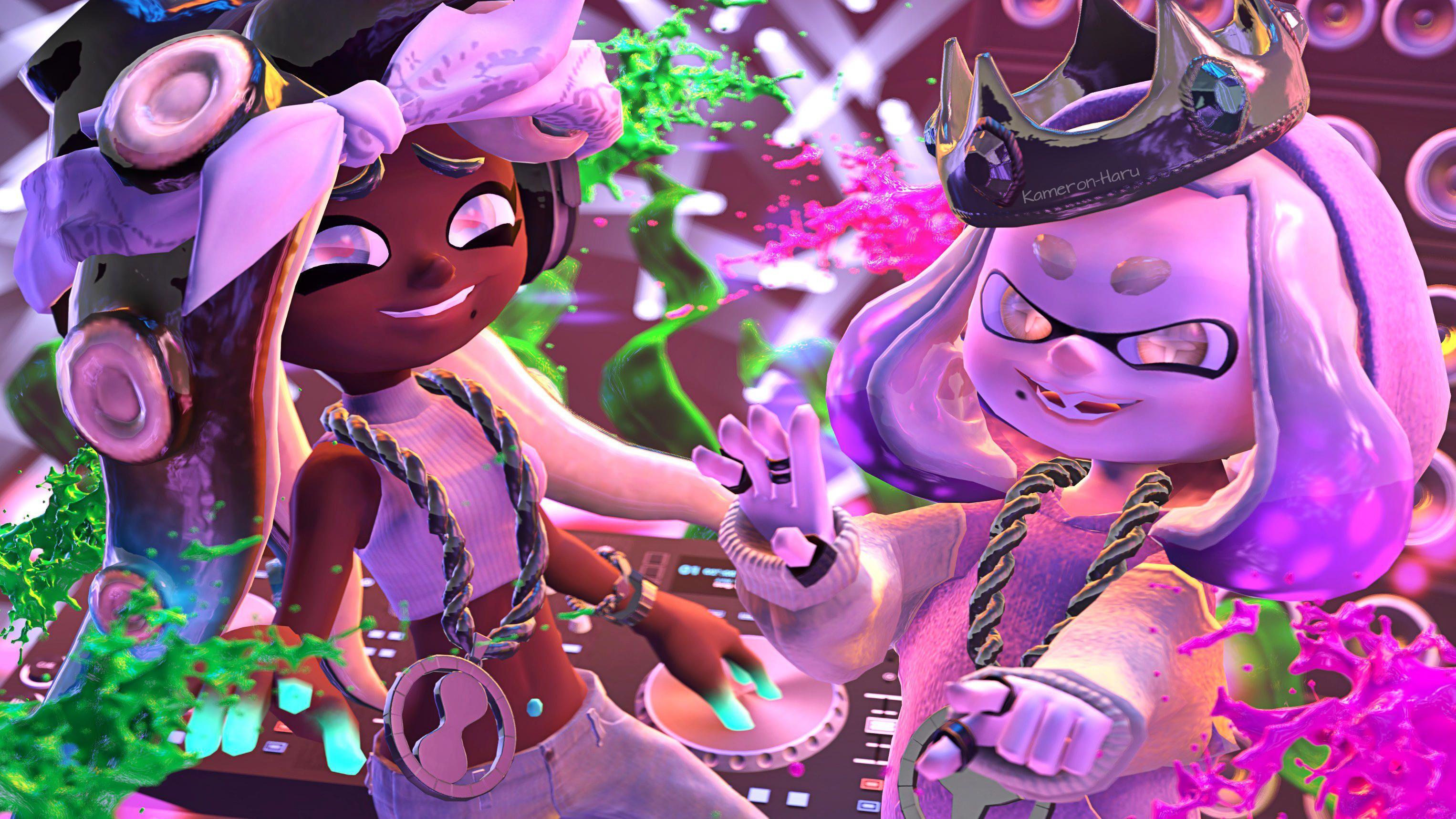 3052x1717 Splatoon. Splatoon, Pearl and marina, Splatoon 2 art
